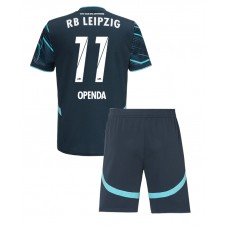 RB Leipzig Lois Openda #11 Tredjeställ Barn 2024-25 Korta ärmar (+ Korta byxor)